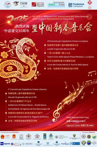 Sono in corso i preparativi per gli eventi del Capodanno Cinese 2025 a La Spezia e Genova